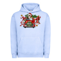 Pigment Grape Ice merry christmas truck gnomies Urban Hoodie - FaDigitalArtStudio