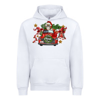 White merry christmas truck gnomies Urban Hoodie - FaDigitalArtStudio