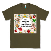 Army Green the influence of a good teacher can never be erase Classic Tee - MaliasSmallBusiness