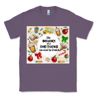 Lavender the influence of a good teacher can never be erase Classic Tee - MaliasSmallBusiness