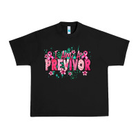 Black i am a previvor Urban Heavy Tee - NancyCooperArtShop
