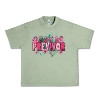 Oil Green i am a previvor Urban Heavy Tee - NancyCooperArtShop