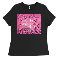 Black nobody fights alone Ladies Tee - AdoDesignShop