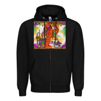 Black Mardi Gras crawfish Zipper Hoodie - NancyCooperArtShop