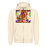 Sandshell Mardi Gras crawfish Zipper Hoodie - NancyCooperArtShop