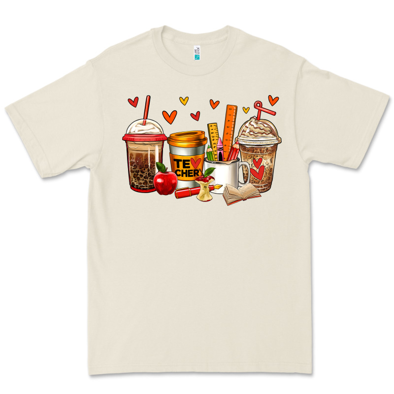 Teacher Coffee Cups Premium Tee by Jasminsmagicworld | Teevron