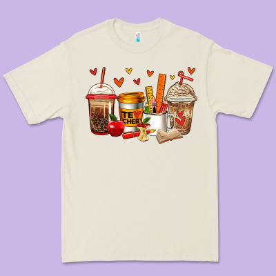Teacher Coffee Cups Premium Tee Designed By Jasminsmagicworld