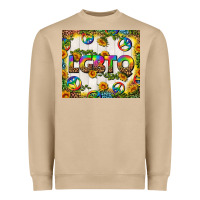 Mushroom Western LGBTQ+ Tumbler Heavyweight Sweatshirt - BundleAndBundleShop