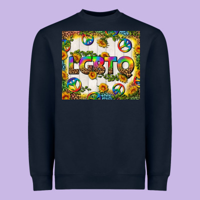 Western Lgbtq+ Tumbler Heavyweight Sweatshirt Designed By Bundleandbundleshop