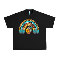 Black cowboy boots and hat rainbow Urban Heavy Tee - AdoDesignShop