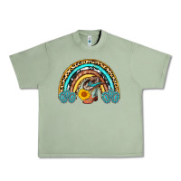 Oil Green cowboy boots and hat rainbow Urban Heavy Tee - AdoDesignShop