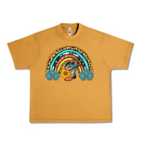Peanut Butter cowboy boots and hat rainbow Urban Heavy Tee - AdoDesignShop