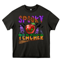 Asphalt spooky teacher Heavy Core Tee - BundleAndBundleShop