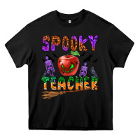 Black spooky teacher Heavy Core Tee - BundleAndBundleShop