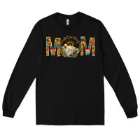 Black Western Mom With Baby Jesus Long Sleeve Tee - BundleAndBundleShop