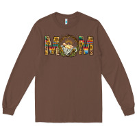 Chestnut Western Mom With Baby Jesus Long Sleeve Tee - BundleAndBundleShop