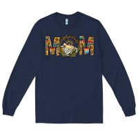 Navy Western Mom With Baby Jesus Long Sleeve Tee - BundleAndBundleShop