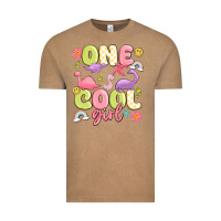 Vintage Coffee one cool girl Vintage Tee - MaliasSmallBusiness