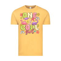 Vintage Mustard one cool girl Vintage Tee - MaliasSmallBusiness