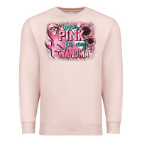 Pale Pink i wear pink for my grandma Premium Sweatshirt - CowGirlArtShop