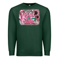 Sports Green i wear pink for my grandma Premium Sweatshirt - CowGirlArtShop