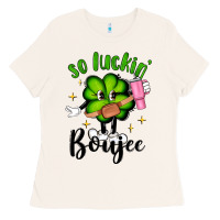So Luckin Boujee Ladies Tee | Teevron
