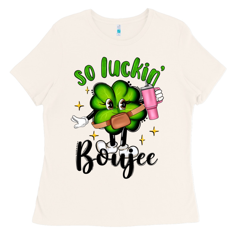 So Luckin Boujee Ladies Tee by Artiststas | Teevron