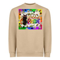 Mushroom Western LGBTQ+ With Sunflowers Heavyweight Sweatshirt - BundleAndBundleShop