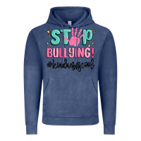 Vintage Denim stop bullying kindness is cool Vintage Hoodie - MaliasSmallBusiness