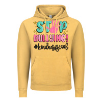 Vintage Mustard stop bullying kindness is cool Vintage Hoodie - MaliasSmallBusiness