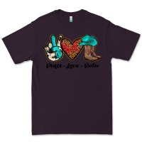 Plum peace love rodeo Premium Tee - JahusDesignShop