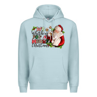 Blue Mist we whiskey you a merry christmas Premium Hoodie - CowGirlArtShop