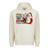 Oatmeal Heather we whiskey you a merry christmas Premium Hoodie - CowGirlArtShop