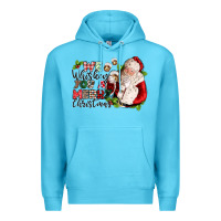 Ocean Blue we whiskey you a merry christmas Premium Hoodie - CowGirlArtShop