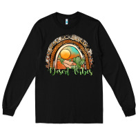 Black desert vibes rainbow Long Sleeve Tee - JahusDesignShop
