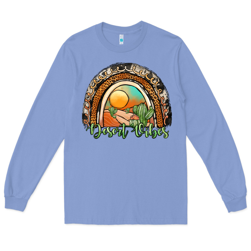 Desert Vibes Rainbow Long Sleeve Tee by JahusDesignShop | Teevron