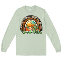 Matcha desert vibes rainbow Long Sleeve Tee - JahusDesignShop