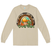 Mushroom desert vibes rainbow Long Sleeve Tee - JahusDesignShop