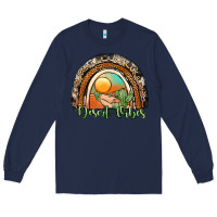 Navy desert vibes rainbow Long Sleeve Tee - JahusDesignShop