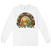 White desert vibes rainbow Long Sleeve Tee - JahusDesignShop