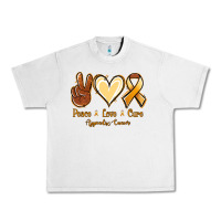 Lunar Rock Peace love cure Appendix Cancer Urban Heavy Tee - NancyCooperArtShop