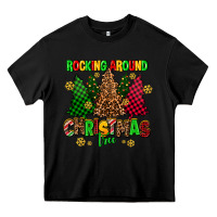 Black rocking around the christmas tree Heavy Core Tee - AdoDesignShop