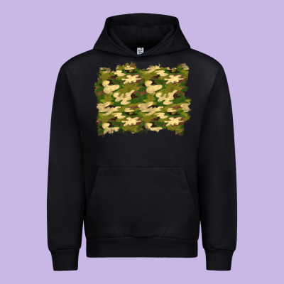 Camouflage Background Urban Hoodie Designed By Bundleandbundleshop