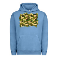 Pigment Pebble Blue camouflage background Urban Hoodie - BundleAndBundleShop