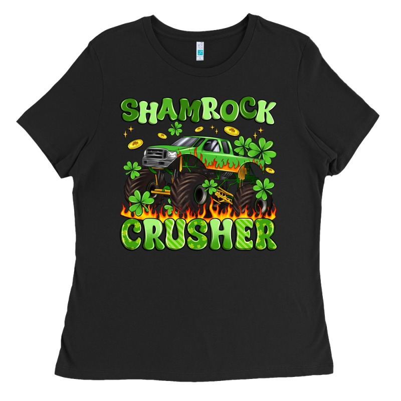 Shamrock Crusher Ladies Tee by Artiststas | Teevron
