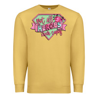 Antique Gold not all heroes wear capes Premium Sweatshirt - CowGirlArtShop