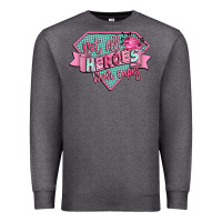 Charcoal Heather not all heroes wear capes Premium Sweatshirt - CowGirlArtShop