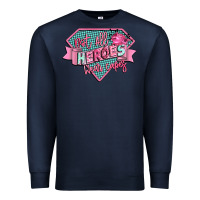 Navy not all heroes wear capes Premium Sweatshirt - CowGirlArtShop