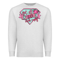 Oatmeal Heather not all heroes wear capes Premium Sweatshirt - CowGirlArtShop