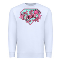 White not all heroes wear capes Premium Sweatshirt - CowGirlArtShop